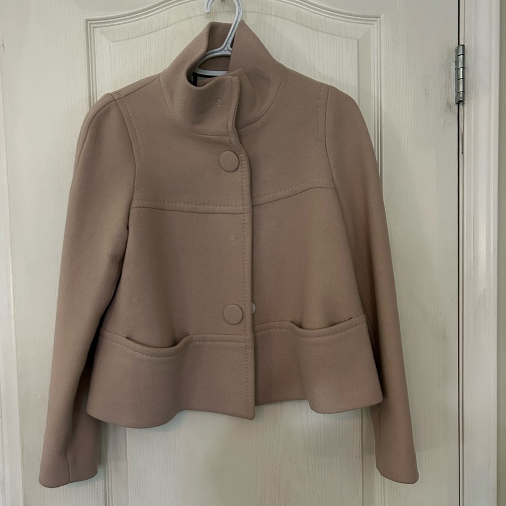 Aquilano Rimondi Women's Short Tan Jacket/Coat